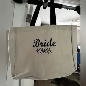 Custom embroidered Bride bag